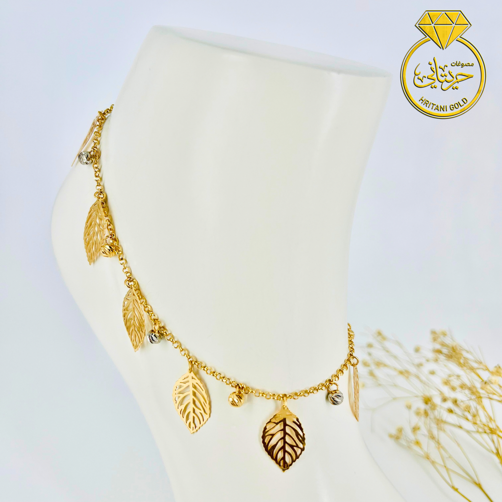 002 Gold anklet
