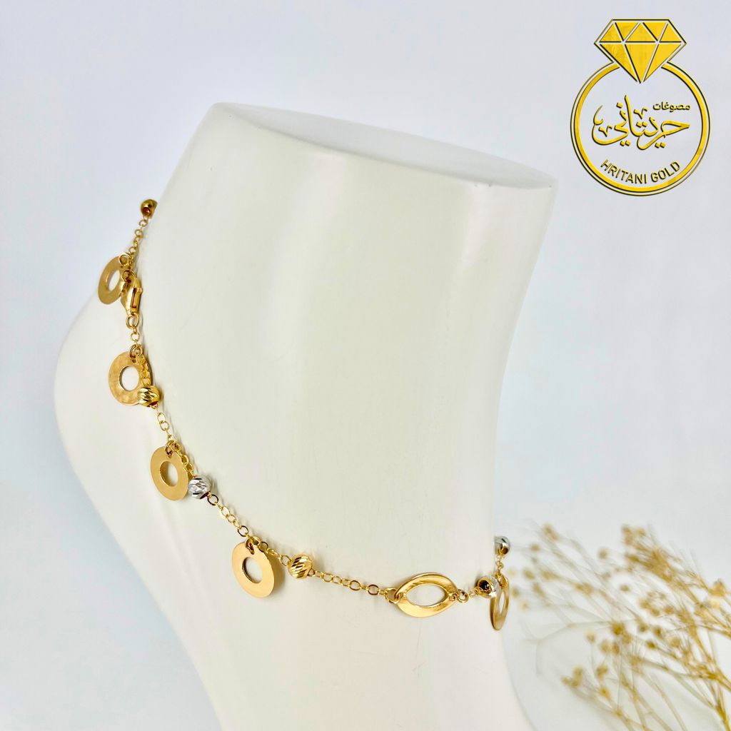 003 Gold anklet