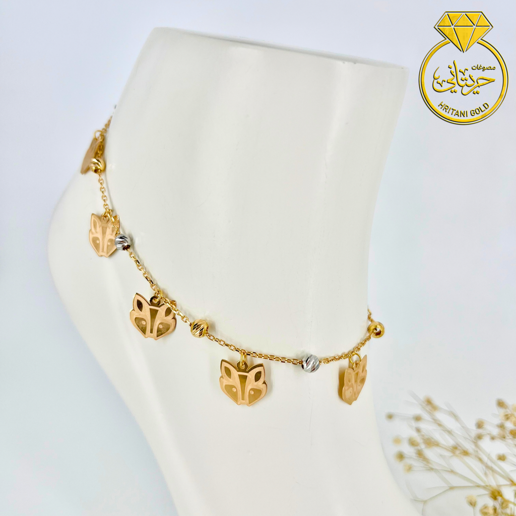 006 Gold anklet