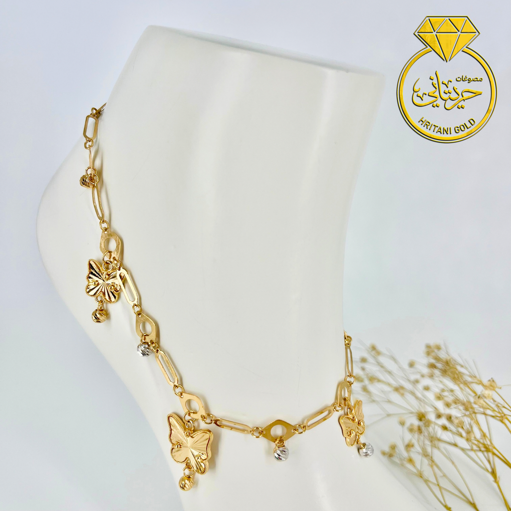 008 Gold anklet